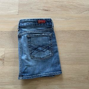 Cutest denim mini skirt